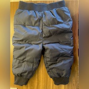 Old Navy, 6-12mo puffer pants, navy